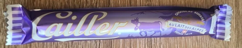 Barre chocolat au lait