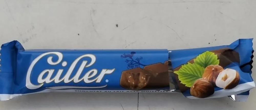 Cailler chocolat avec noisettes