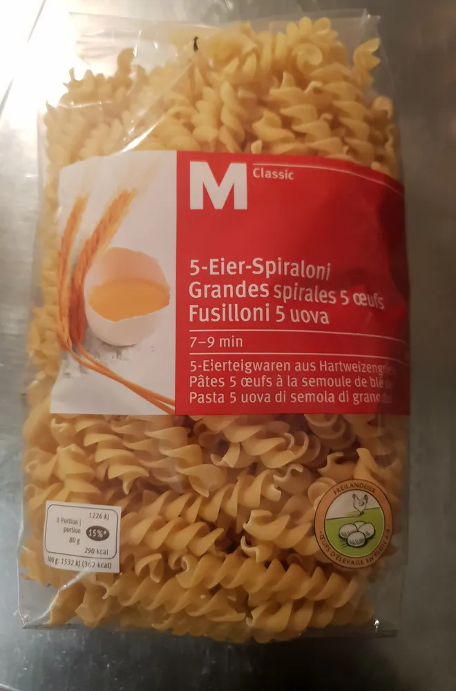 5-Eier Spiraloni
