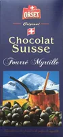 Chocolat à myrtille
