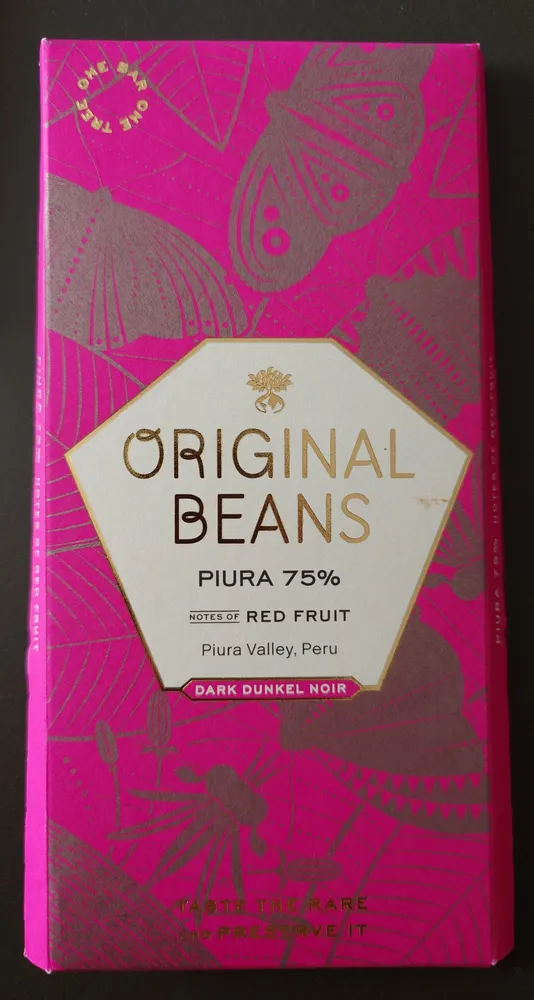 Original Beans Piura Porcelana 75%, 70 GR Stück