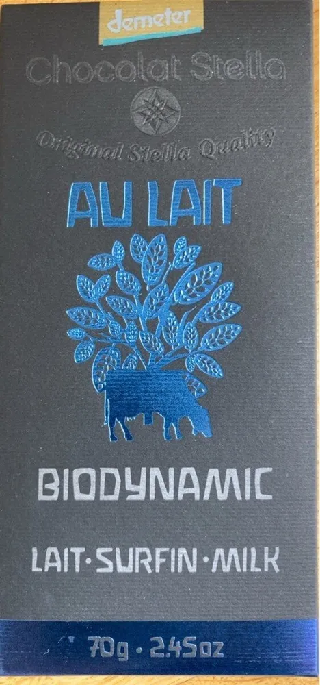 Biodynamic lait chocolat