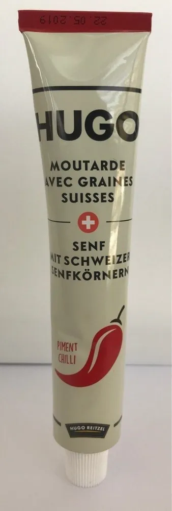 Moutarde Suisse mi-forte piment chilli