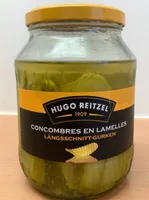 Concombres en lamelles