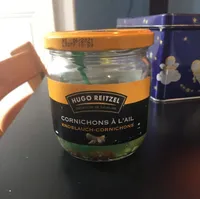 Cornichons à l'ail