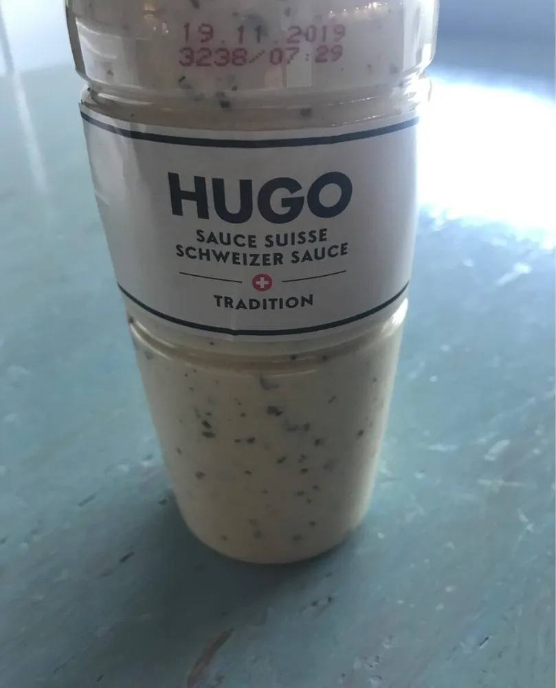 Hugo sauce Suisse tradition