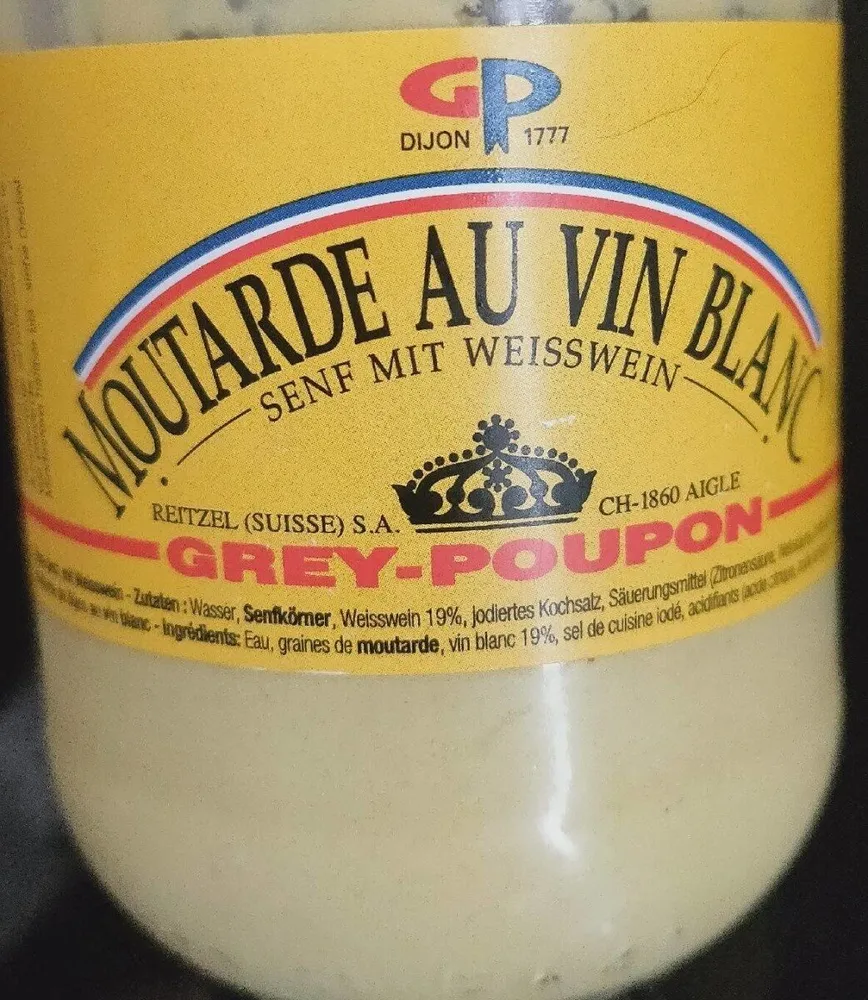 Moutarde Au Vin Blanc
