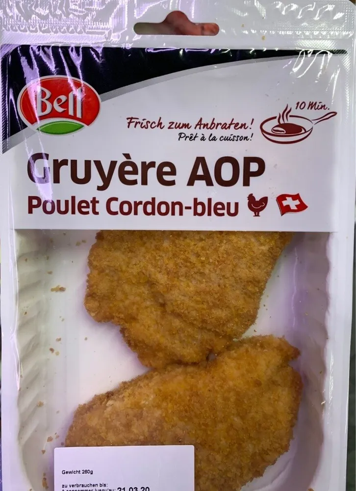 Gruyère AOP ( Poulet Cordon-Bleu)