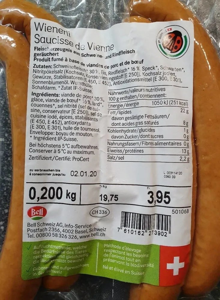 Saucisse de Vienne