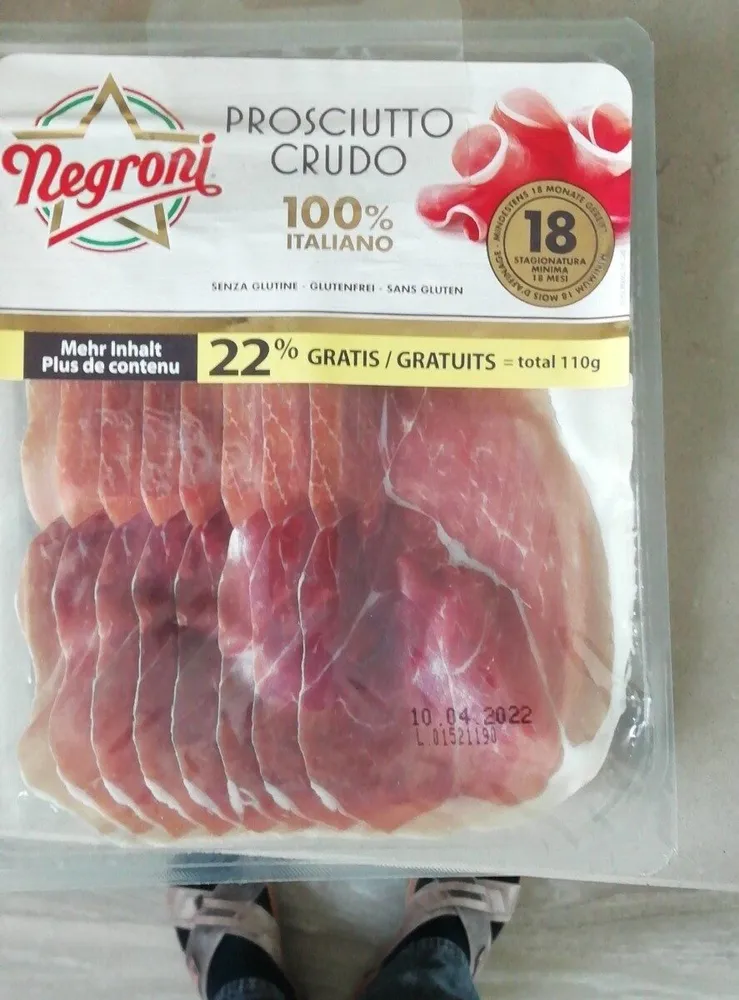 Prosciutto crudo nostrano