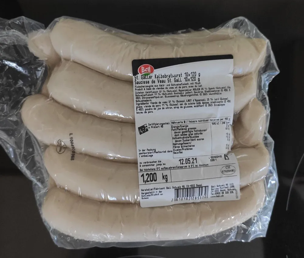 Saucisse de veau