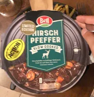 Hirsch pfeffer slow cooked