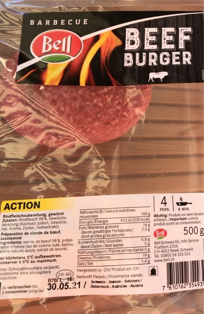 Hamburger 4 Stk.