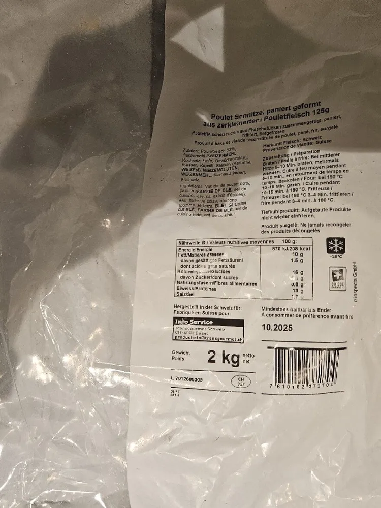 Poulet Schnitzel