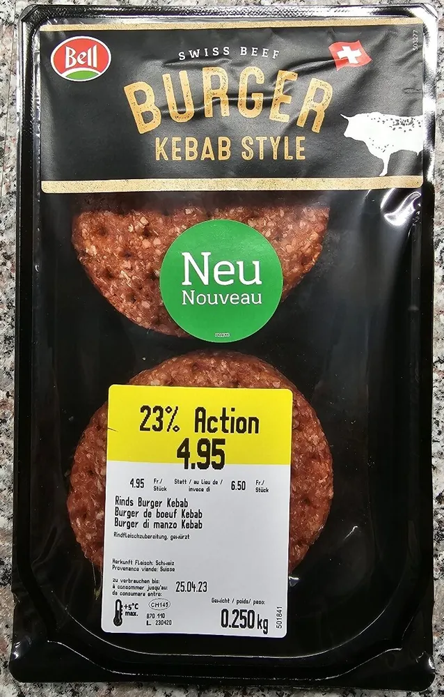 Rinds Burger Kebap Style