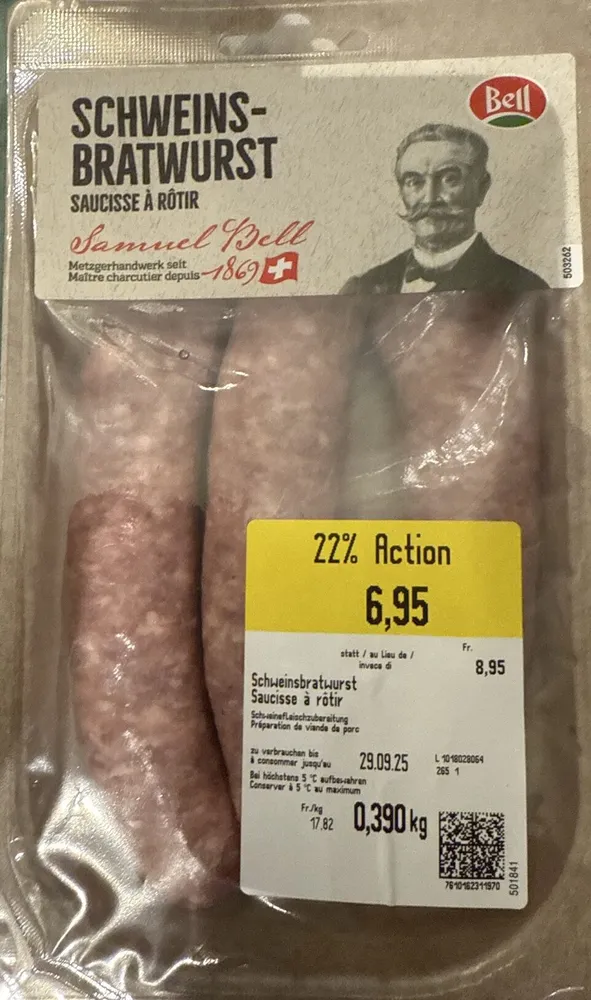 Saucisse A Rotir Porc