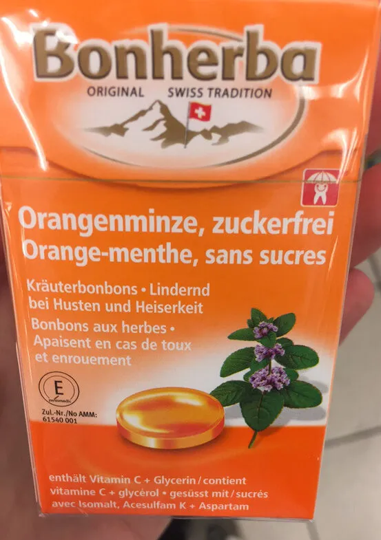 Orange-menthe, sans sucres