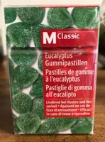 Pastilles de gomme à l'eucalyptus