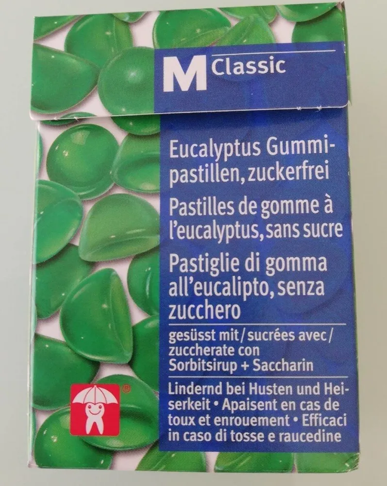 M Classic Eucalyptus Gummipastillen