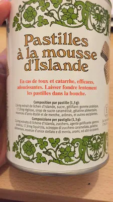 Pastilles à la mousse d'Islande