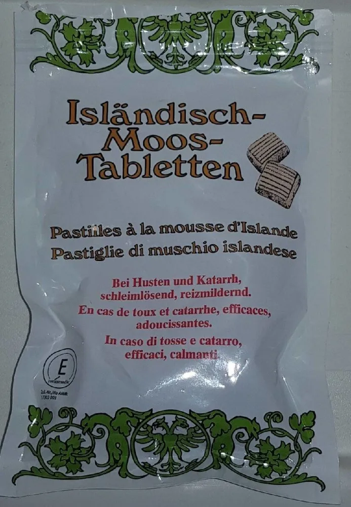 Pastilles à la mousse d'Islande