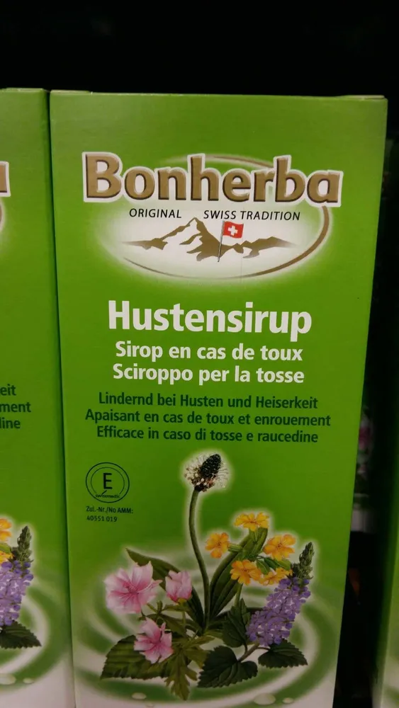 Sirop en cas de Toux