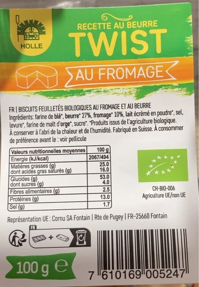Twist au fromage