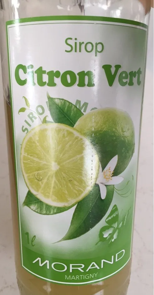 Sirop Citron Vert Morand 1 l, 1 Bouteille