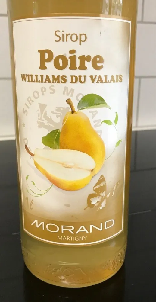 Sirop Poire Williams du Valais