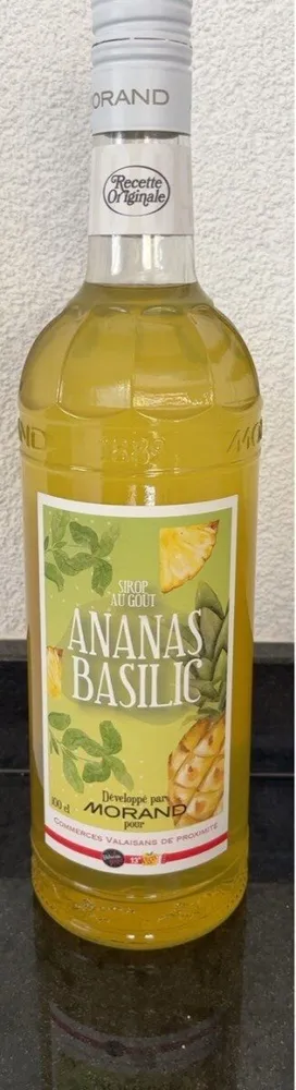 Sirop ananas-basilic Morand