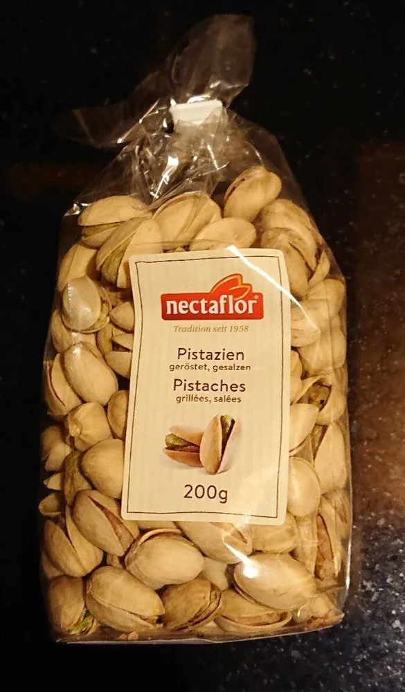 Pistaches grillées, salées