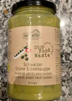 Soupe de petits pois suisses