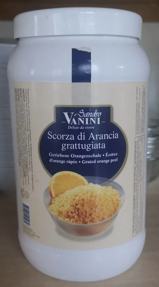 Scorza di Arancia grattugiata - Écorce d'orange râpée