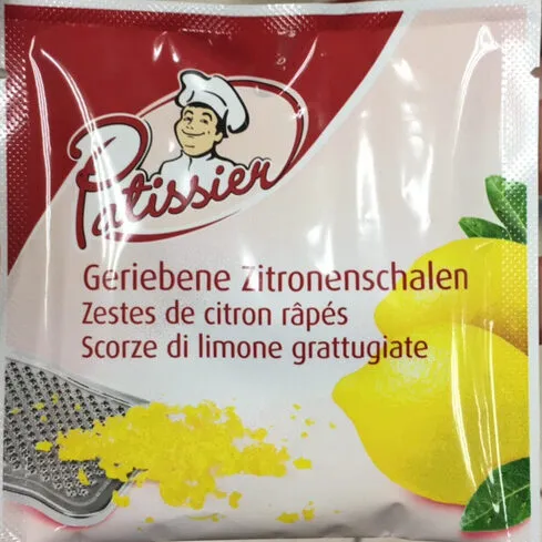 Zestes de citron râpés