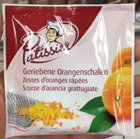 Zestes d'oranges rapés