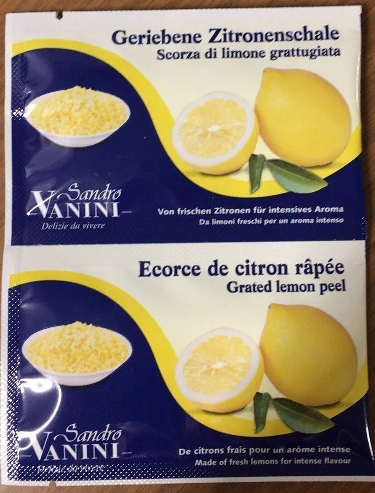 Ecorce de citron râpée