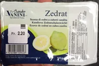 Scorza di cedro a cubetti candita
