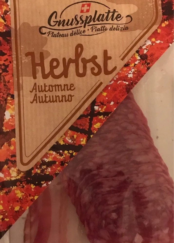 Gnussplatte Herbst
