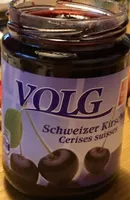 Schweizer Kirschen Konfitüre