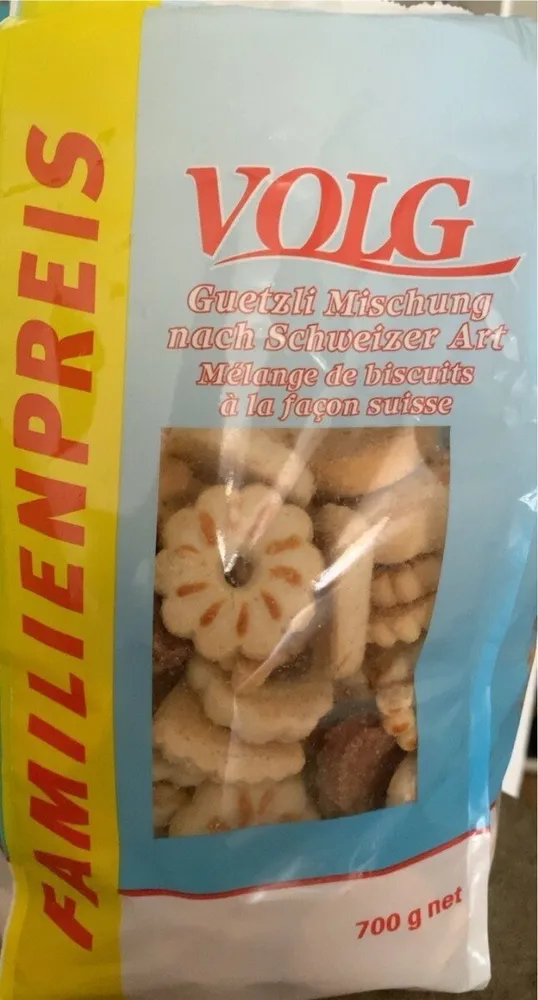 Mélange de biscuits à la façon suisse
