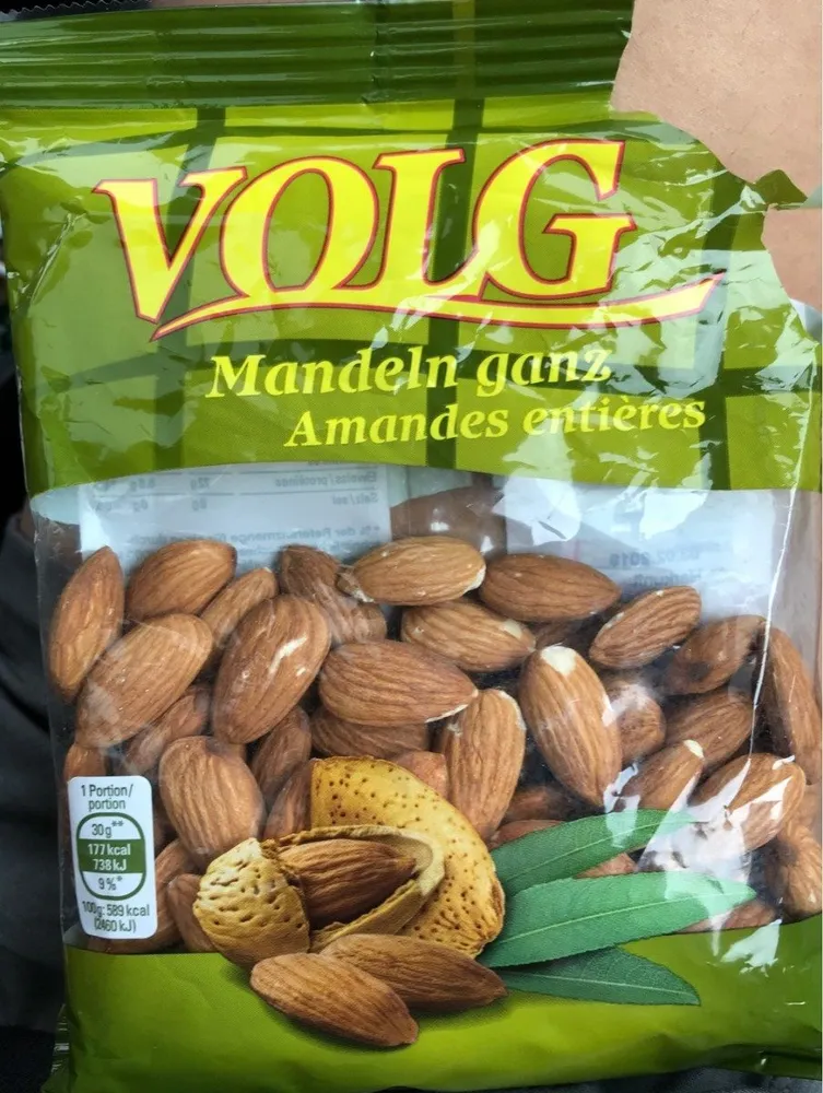 Amandes entières