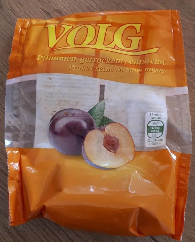 Prunes séchées