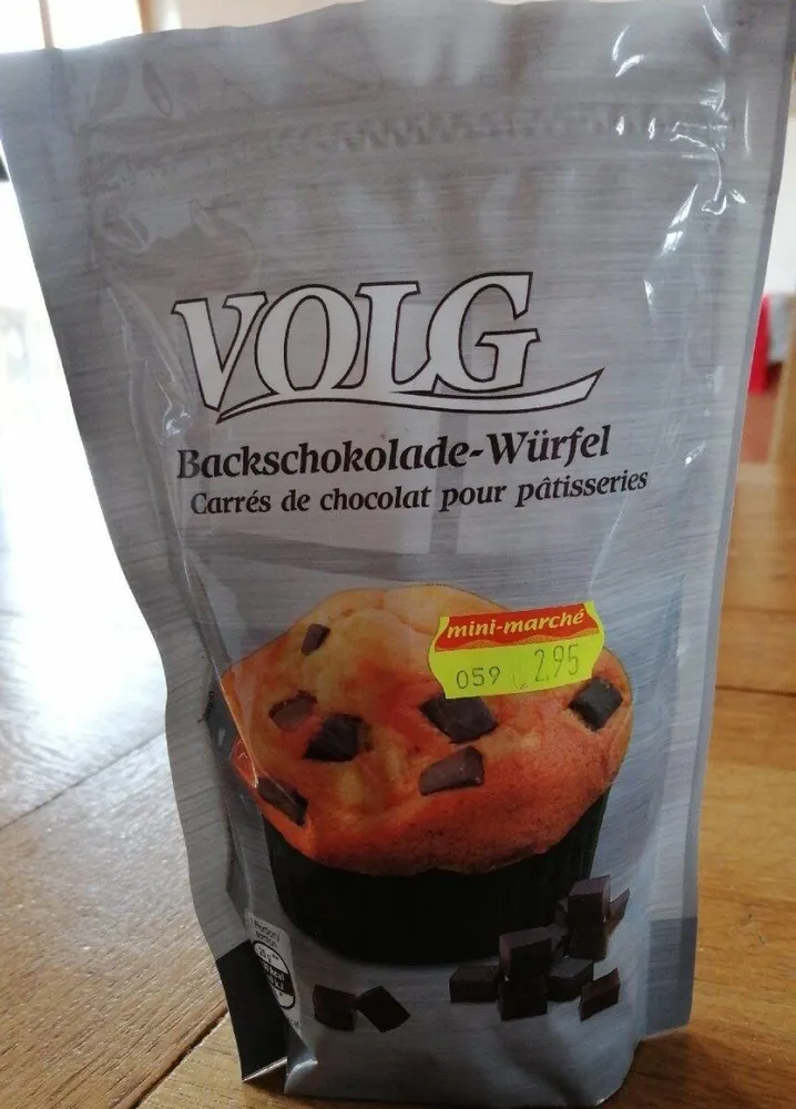Carrés de chocolat