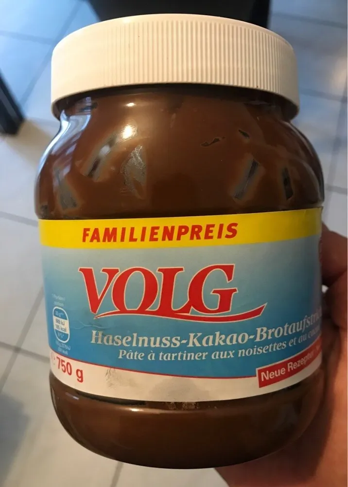 Volg Pate à tartiner aux noisettes et au cacao