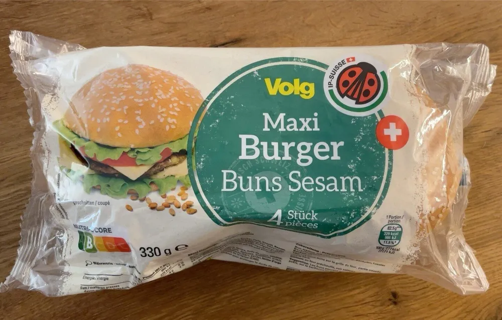 Maxi Burger Buns Sesam