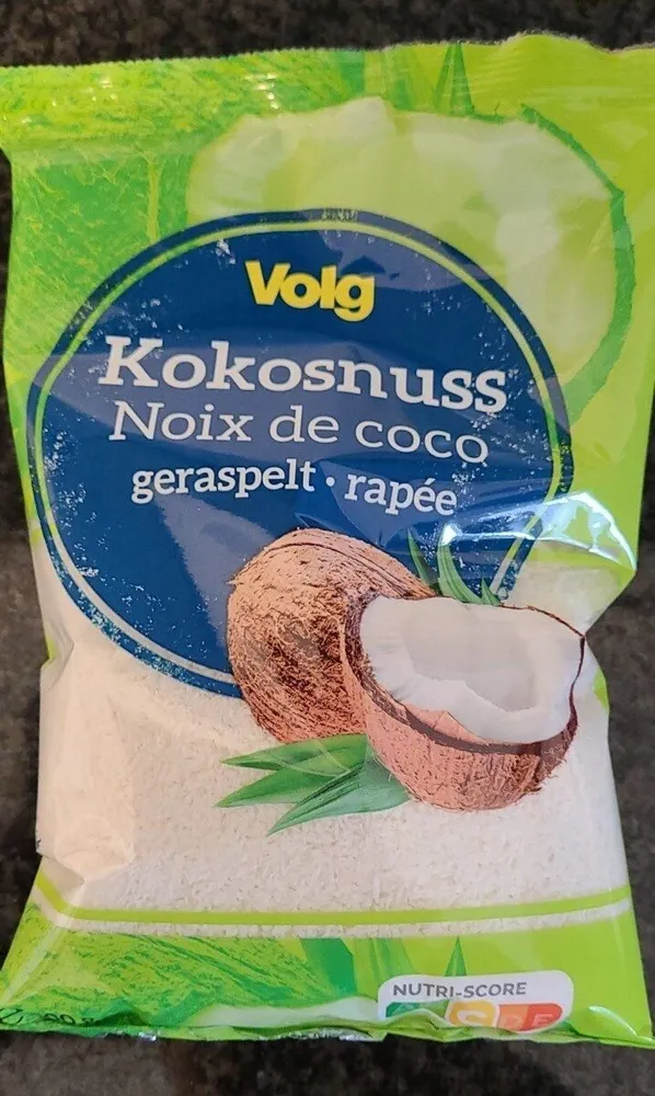 Kokosnuss geraspelt