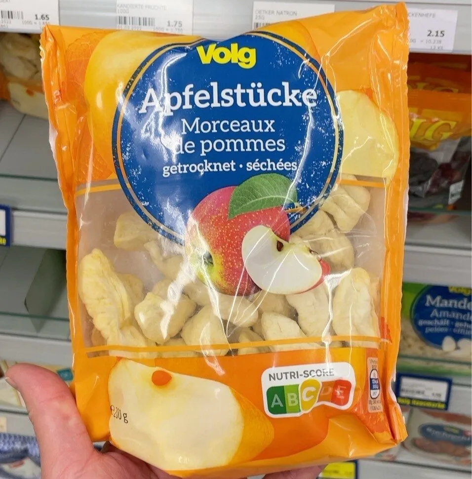 morceaux de pommes