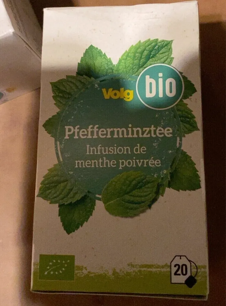 Infusion de menthe poivrée