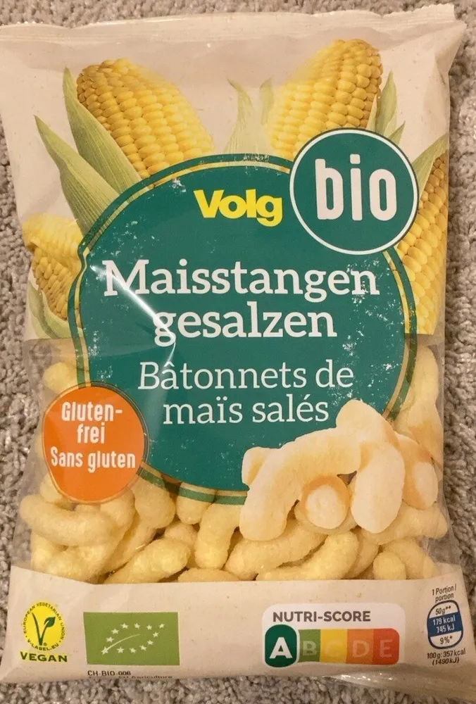 Batonnets de maïs salés