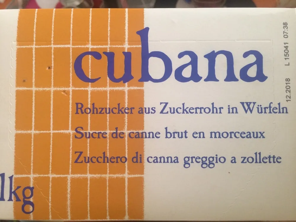 Rohwürfelzucker
